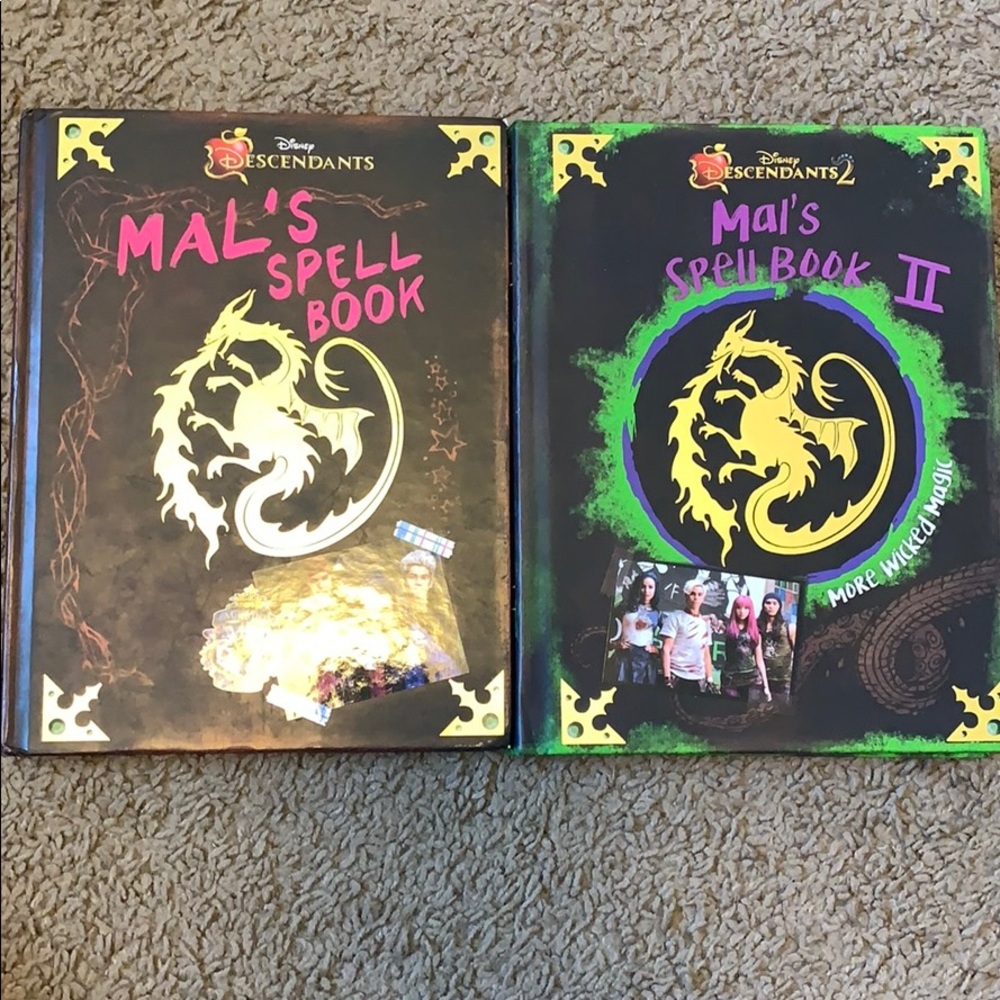 Descendants Mal’s spell book 1 and 2